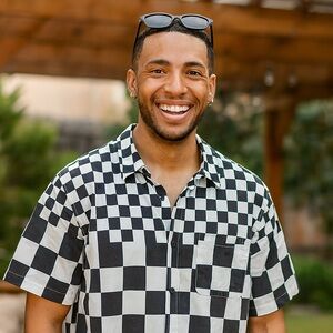 Shouthouse black & white check - Men’s XL Casual buttondown